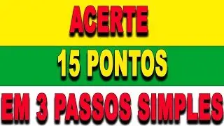 Como Ganhar na Lotofácil Acerte os 15 pontos em 3 Passos Simples e rápido