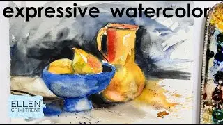 Watercolor Painting techniques for expressive painting