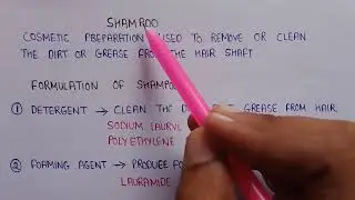 Formulation and preparation of shampoo | shampoo in cosmetics | industrial pharmacy shampoo