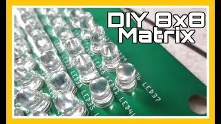 How to make an 8x8 LED Dot Matrix using Arduino