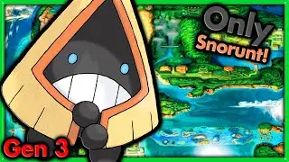 Can I Beat Pokemon Emerald with ONLY Snorunt? 🔴 Pokemon Challenges ► NO ITEMS IN BATTLE