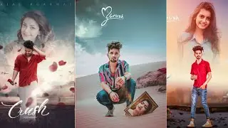 Crush Photo Editing | Picsart Crush Photo Editing | Picsart Lover Frame Photo Editing