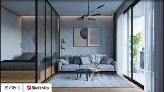 Architectural renderings interior rendering tutorial 2021   Tutorial vray 5 sketchup interior