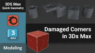 Creating Damaged Corners in 3Ds Max | Modeling Tutorial