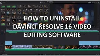 How to uninstall Davinci Resolve 16 from Windows 10?