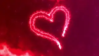 Burning Heart Tunnel Loop Red Pink 4K Motion Background Wallpaper Screen Saver