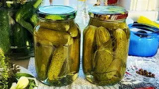 Маринованные огурчики с эстрагоном  Проще не бывает