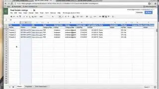 Auto email PDF flyers from a Google Sheet