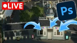 Let's Build Billboards! | Planet Coaster (Kinda) LIVE