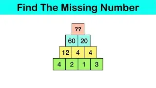 Math Pyramid Brain Teaser - Pyramid Missing Number Puzzle - Maths Puzzles