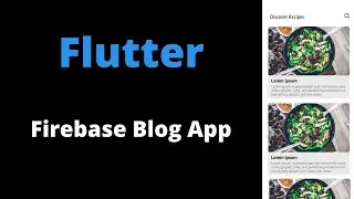 Flutter Blog App Part 6 | How to create Splash Screen | Flutter Firebase Tutorials