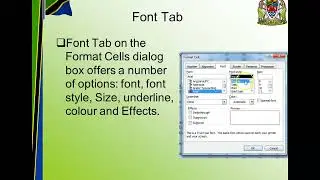 how to change font in excel