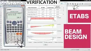 ETABS Beam Analysis & Design verification