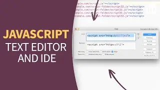 JavaScript Tutorial - Text Editor vs IDE