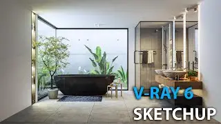 BATHROOM RENDERING VRAY 6 SKETCHUP 