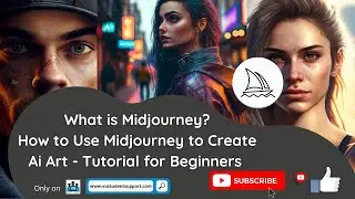 How to Use Midjourney to Create Ai Art - Tutorial for Beginners in Urdu / Hindi