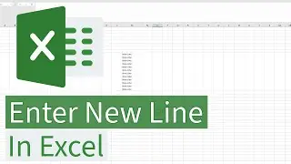 How to type multiple lines in a cell in Excel