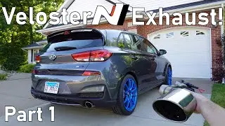 Wiring the Veloster N Variable Exhaust Valve on my Elantra GT N Line! | Part 1