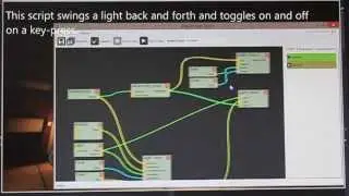 Visual Scripting Framework 1.1 & SunBurn 2.1 pre-release demo (no audio)