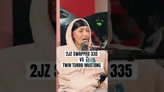 2JZ 335I VS Midnight Performance Mustang 😳 