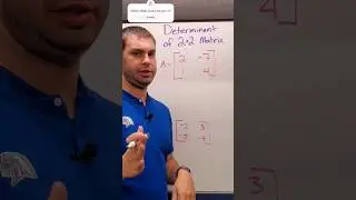 Find the Determinant of a 2x2 Matrix