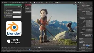 Blender 2021 for Mac | Interface & Workspace Quick View