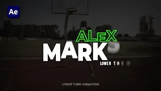 Lower Third Animation in After Effect - After Effect Tutorial