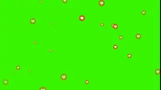 top Instagram Love Hearts Green Screen Animation for Youtube videos Social Media Heart Reactions 2