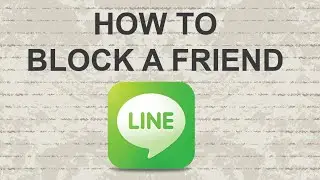 How to block friend in LINE app