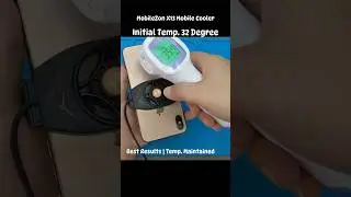 Temp.🔥Test | MobileZon X13 Mobile Phone Cooler Radiator Cooling Fan For Gaming 