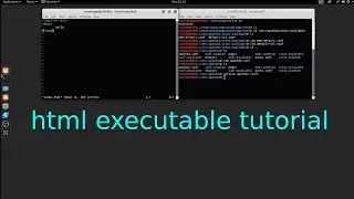 Html executable tutorial and apache2 change index.html location in Linux