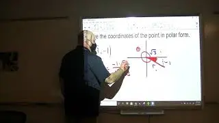 Converting from Cartesian to Polar coordinates Example #1