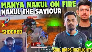 iQOOSouL Aggressive Wipes 😳 SouL Manya & Nakul on Fire 🔥 Neyoo Shocked 😱 Team SouL 🚀