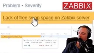 Fixing Lack of Free Swap Space Error on Zabbix Server 4.2