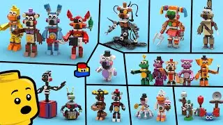 LEGO FNAF 6: Building Pizzeria Simulator Minifigures