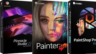 Excellent Bundle For Artists -- Painter 2019, PaintShop Pro, Gravit, Pinnacle Studio and More