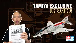 Tamiya | 1/48 F-4B Phantom Plastic Model Kit Unboxing | #askHearns