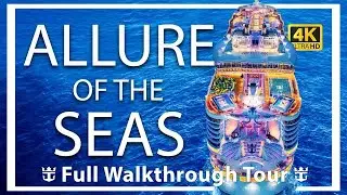 Allure of the Seas | Full Walkthrough Ship Tour & Review | Ultra HD | 7 Neighborhoods | New 2023