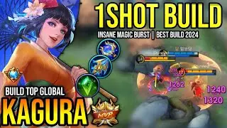 KAGURA BEST BUILD 2024 | BUILD TOP GLOBAL KAGURA GAMEPLAY | MOBILE LEGENDS✓