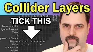 How to use Collision Matrix in Unity -  My Collider Strategy