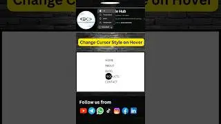 How to create change cursor style on hover