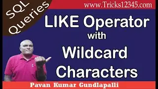 Like Operator in SQL || SQL Basics || SQL Queries For Practice || Wildcard Characters