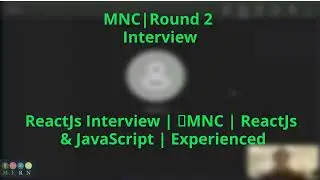 ReactJs Live Interview | 🎉MNC  First Round| ReactJs & JavaScript | Experienced