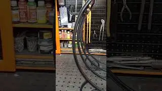 Кованая дровница из профильной трубы 15/15 