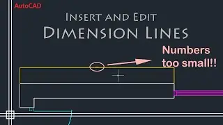 AutoCAD Basics - Edit Dimensions (Simple Tutorial!!) PART 1