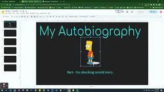 Project 1 - Google Slides - Autobiography