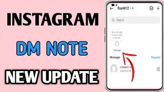 Instagram Dm Note // How To Enable // How To Use