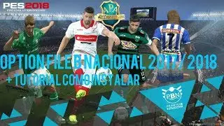 PES2018/PS4(OPTION FILE B NACIONAL 2017/2018 + TUTORIAL COMO INSTALAR)