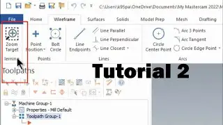 Mastercam 2022 course - customize ribbon in mastercam 2022