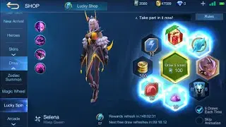 Selena Lucky Spin Mobile Legends | How To Spin Lucky Draw Mobile Legends Selena/Lyfun